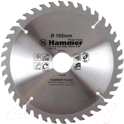 Пильный диск Hammer Flex 205-110