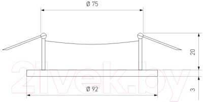 Изображение товара Точечный светильник Elektrostandard 120090 MR16 GU/GD