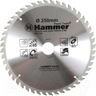 Пильный диск Hammer Flex 205-120