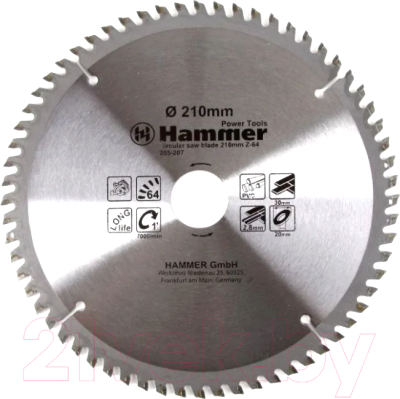 Пильный диск Hammer Flex 205-207