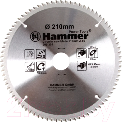 Пильный диск Hammer Flex 205-301