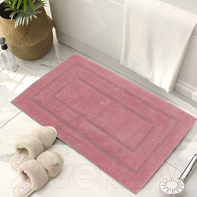 Набор ковриков для ванной и туалета Arya Klementin / 8680943228093 (розовый)