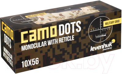 Монокуляр Levenhuk Camo Dots 10x56 с сеткой