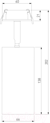 Спот Elektrostandard Diffe 25066/LED (белый/черный)