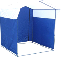 Торговая палатка Митек 1.9х1.9 (белый/синий) - 