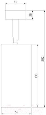 Точечный светильник Elektrostandard Diffe 85266/01 (черный)
