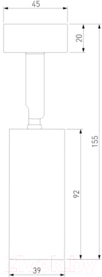 Точечный светильник Elektrostandard Diffe 85639/01 (белый)