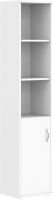 Стеллаж Skyland СУ-1.1(L) с глухой малой дверью (белый) - 