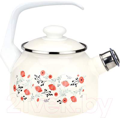 Чайник со свистком Лысьвенские эмали Blossom С-2711 АП/4Жм