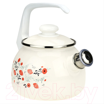 Чайник со свистком Лысьвенские эмали Blossom С-2711 АП/4Жм