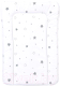 Пеленальный матрас Polini Kids Звездное сияние 70x50 / 0002629-24 (белый/серый) - 