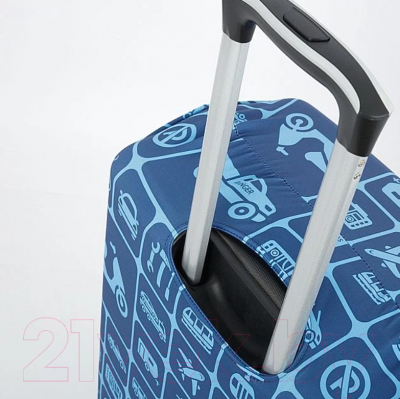 Чехол для чемодана Grott 210-LSC398-L-DCL (Dark Color)