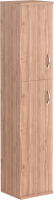 Шкаф-пенал Skyland СУ-1.8(L) с глухой малой и средней дверьми (ясень шимо) - 