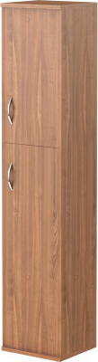 Шкаф-пенал Skyland СУ-1.8(R) с глухой малой и средней дверьми (орех французский)
