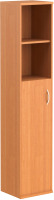 Шкаф-пенал Skyland СУ-1.6(L) с глухой средней дверью (груша ароза) - 