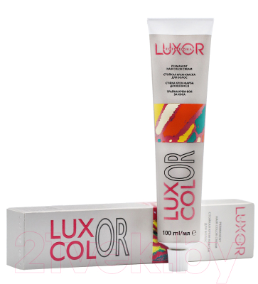 Крем-краска для волос Luxor Professional Luxcolor 6.71 (100мл, темный блондин шоколадный пепельный)