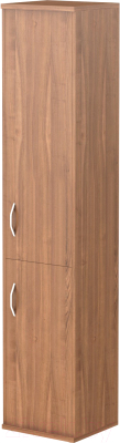 Шкаф-пенал Skyland СУ-1.3(R) с глухой средней и малой дверьми (орех французский)