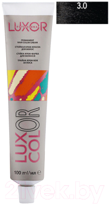 Крем-краска для волос Luxor Professional Luxcolor 3.0 (100мл, темный коричневый натуральный)