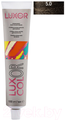 Крем-краска для волос Luxor Professional Luxcolor 5.0 (100мл, светлый коричневый натуральный)