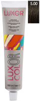 Крем-краска для волос Luxor Professional Luxcolor 5.00 (100мл, светлый коричневый натуральный интенсивный) - 