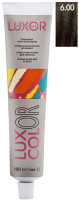 Крем-краска для волос Luxor Professional Luxcolor 6.00 (100мл, темный блондин натуральный интенсивный) - 