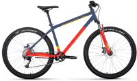 Велосипед Forward Apache 29 2.0 2023 / RB3F980D8DBUXRD (темно-синий/красный) - 