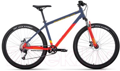 Велосипед Forward Apache 29 2.0 2023 / RB3F980D8DBUXRD (темно-синий/красный)