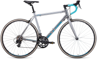 Велосипед Forward Impulse 28 2022 / RBK22FW28723 (серый матовый/бирюзовый) - 