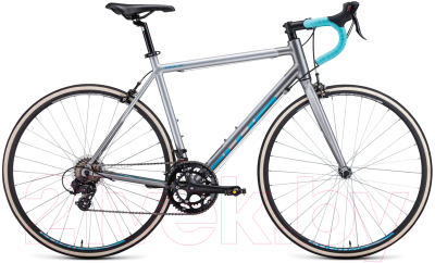 Велосипед Forward Impulse 28 2022 / RBK22FW28723 (серый матовый/бирюзовый)