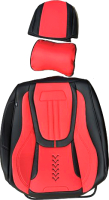 Комплект чехлов для сидений AVG 204016 (черный/красный) - 