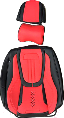 Комплект чехлов для сидений AVG 204016 (черный/красный)