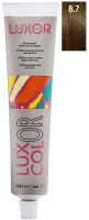 Крем-краска для волос Luxor Professional Luxcolor 8.7 (100мл, светлый блондин шоколадный) - 