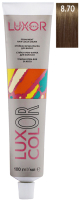 Крем-краска для волос Luxor Professional Luxcolor 8.70 (100мл, светлый блондин интенсивный шоколадный) - 