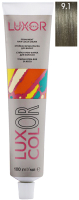 Крем-краска для волос Luxor Professional Luxcolor 9.1 (100мл, очень светлый блондин пепельный) - 