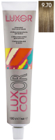 Крем-краска для волос Luxor Professional Luxcolor 9.70 (100мл, очень светлый блондин интенсивный шоколадный) - 