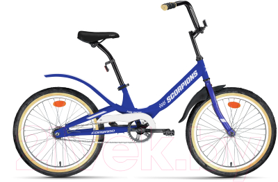 Детский велосипед Forward Scorpions 20 1.0 2022 / RBK22FW20803 (синий/серебристый)