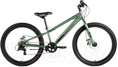 Велосипед Forward Spike 24 D 2023 / IB3F47133XGNXBK (зеленый/черный)