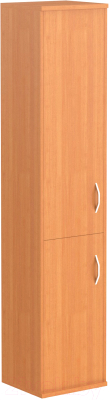 Шкаф-пенал Skyland СУ-1.3(L) с глухой средней и малой дверьми (груша ароза)