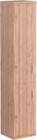 Шкаф-пенал Skyland СУ-1.3(L) с глухой средней и малой дверьми (ясень шимо) - 