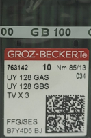 Набор игл для промышленной швейной машины Groz-Beckert UYx128 GAS 85 SES GB-10 (для трикотажа) - 