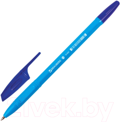 Набор шариковых ручек Brauberg X-333 Neon Solid / 880729 (50шт)