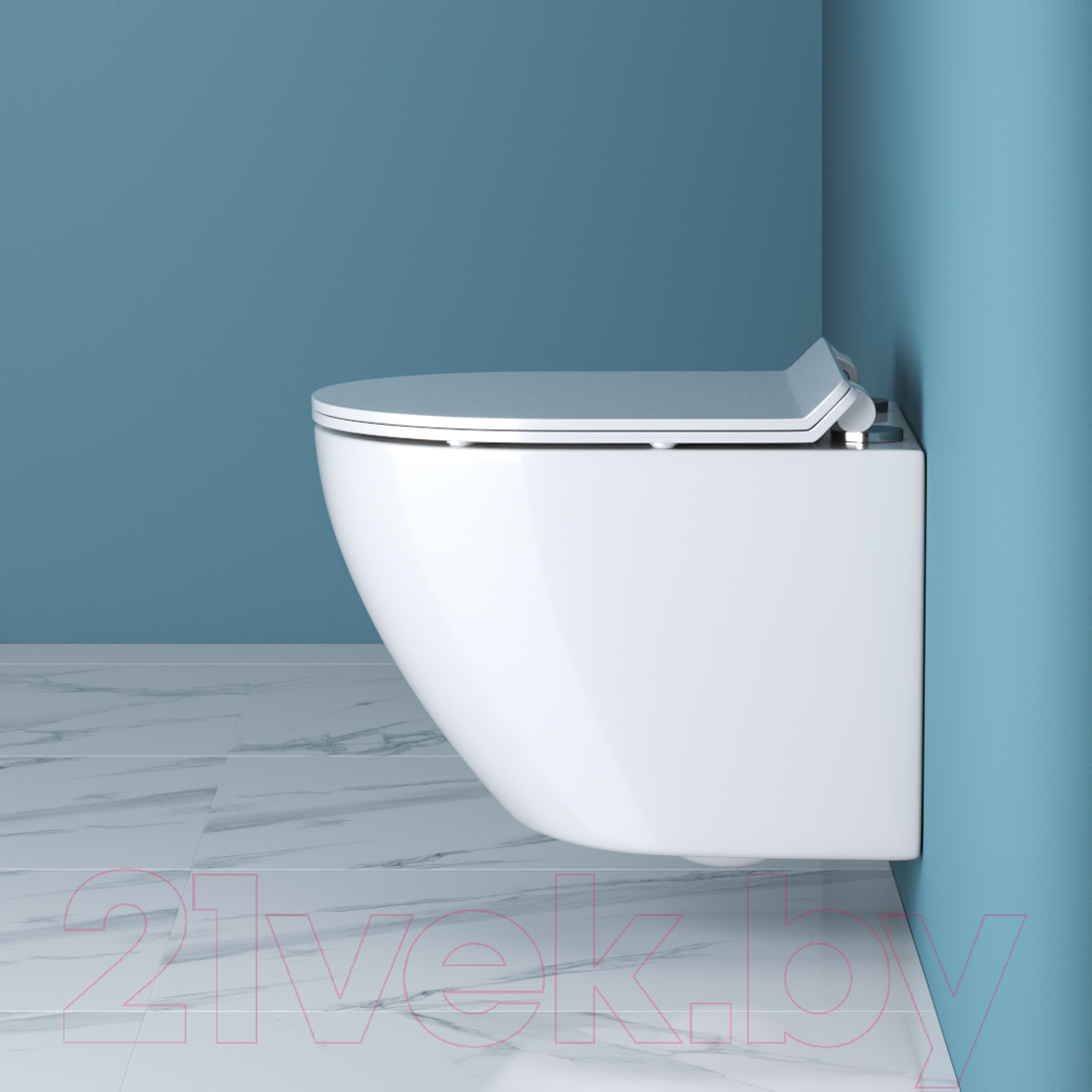 Унитаз подвесной BelBagno Sfera-R BB046CHR/BB2111SC