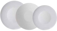 Набор тарелок ROYAL GARDEN Round White POSET18OWS - 