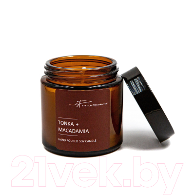 Свеча Stella Fragrance Tonka Macadamia (90г)