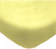 Простыня Luxsonia Махра на резинке 180x200 / Мр0020-3 (нежно-желтый) - 