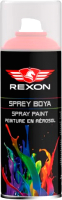 Краска автомобильная Rexon RAL 9005 / REX9005M (400мл, черный матовый) - 