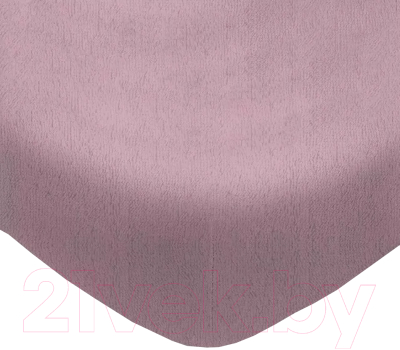 Простыня Luxsonia Махра на резинке 200x200 / Мр0020-9 (фиолетовый)