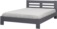 Односпальная кровать Bravo Мебель Тира 90x200 (антрацит) - 