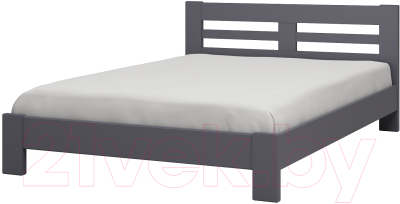 Односпальная кровать Bravo Мебель Тира 90x200 (антрацит)