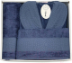 Комплект текстиля для ванной Karven Jagarli / В 1117 (темно-синий) - 